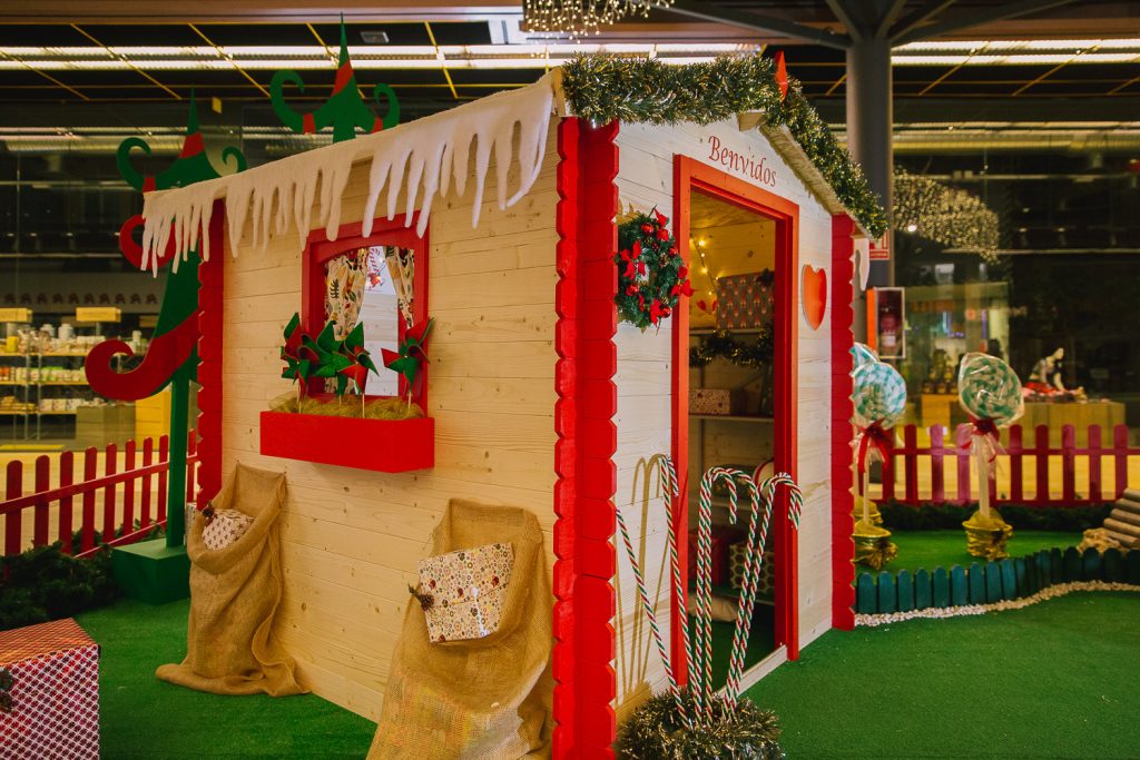 Navidad hecho a mano, Diseño de ELA Interiorismo, Diseño de casita de Elfos, Navidad 2017